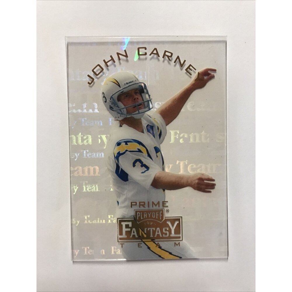 1995 Playoff Football Prime Fantasy Team JOHN CARNEY #FT 4 San Diego Chargers